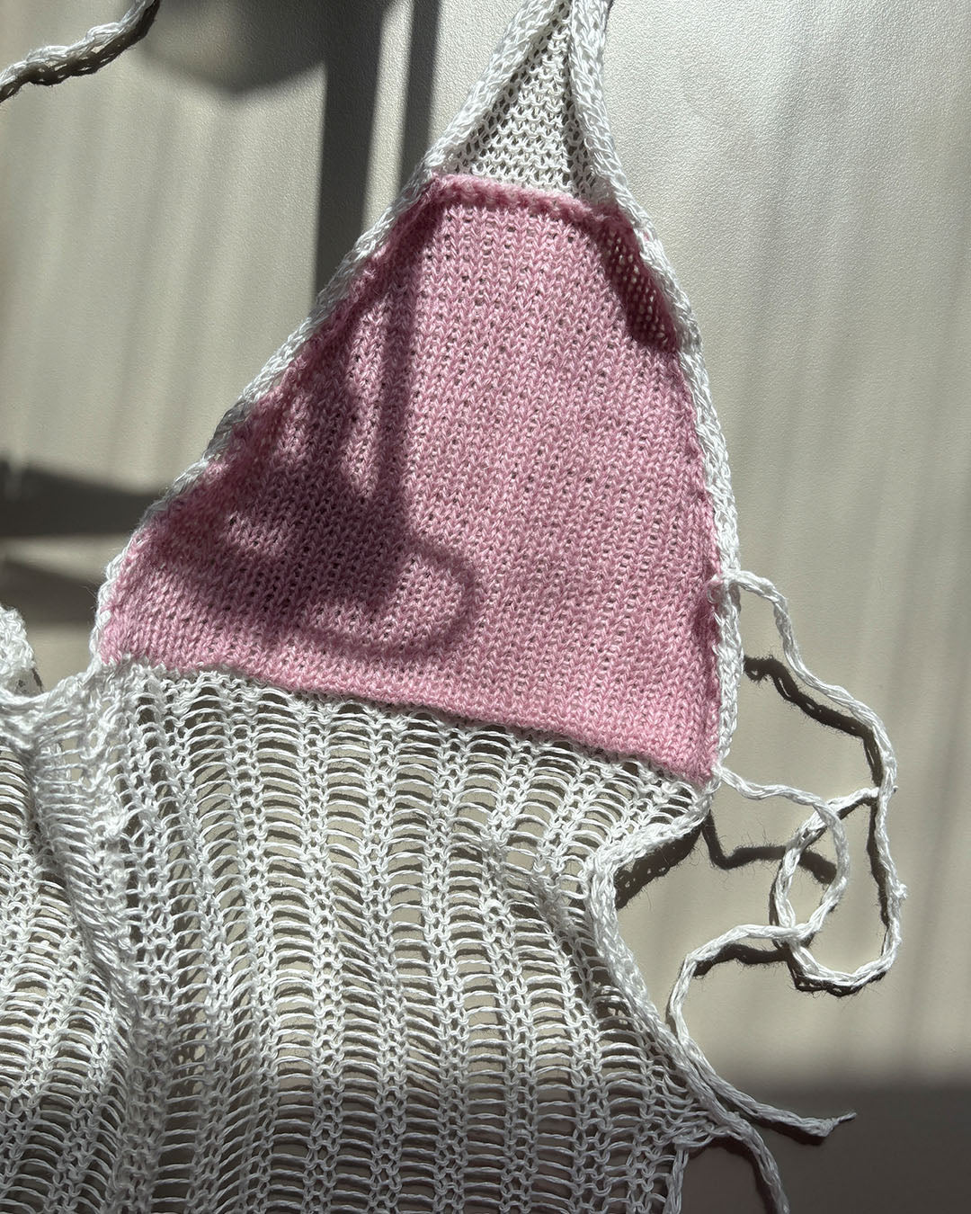 Lniany top regulowany slow fashion